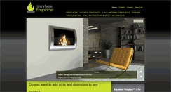 Desktop Screenshot of anywherefireplaces.com